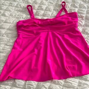 Vibrant Pink Women's swim top